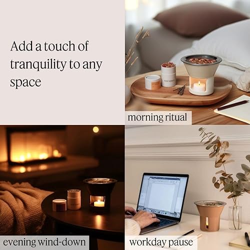 Vista 12 de SOUL SPACE Non-Toxic Incense Scent: Bliss Natural Alternative to Incense Sticks Vanilla, Opopanax, Cinnamon & Vetiver 100% All-Natural