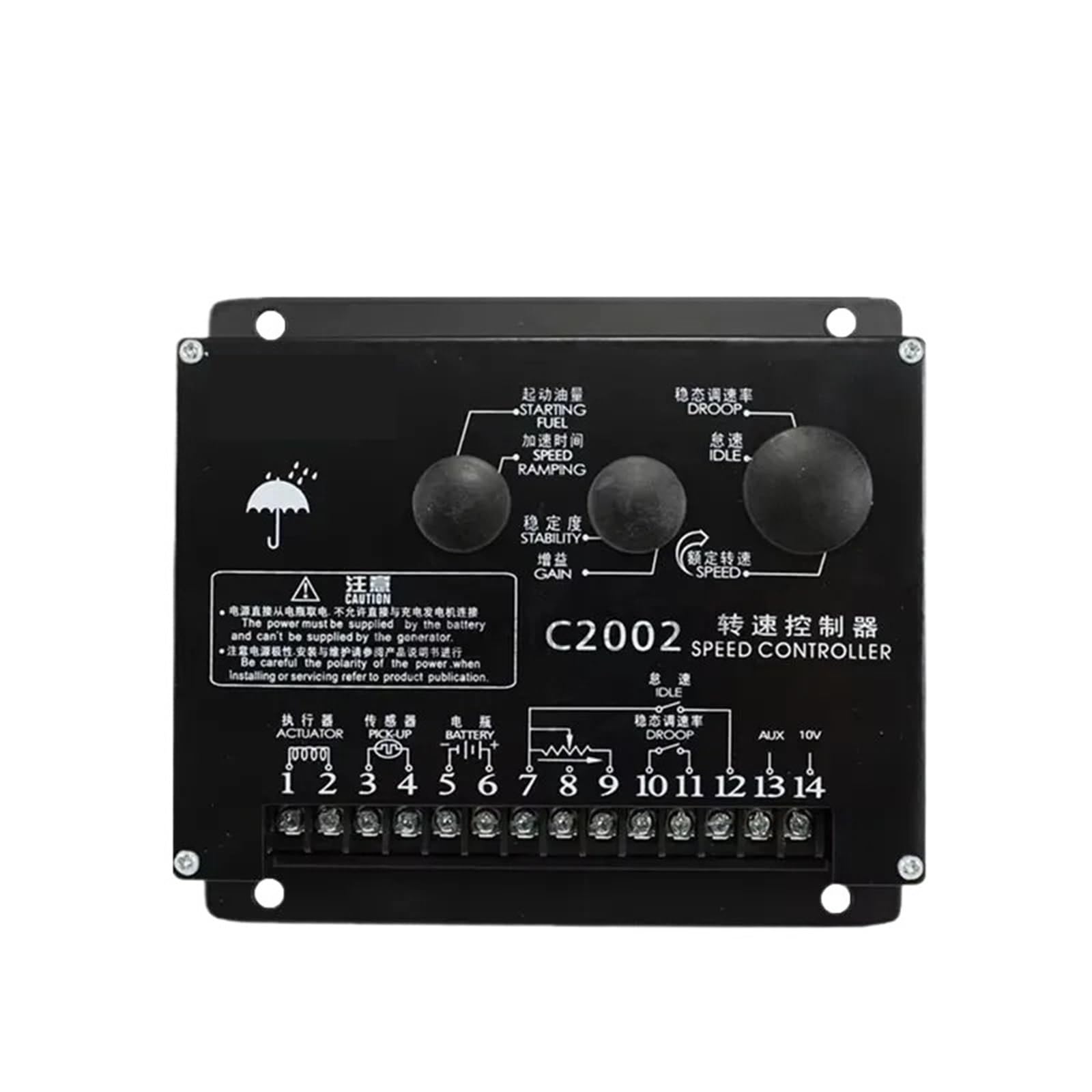 Jdilfunu One Color C2002 Genset Speed Governor Control Board Controller Unit For Generator 1Pcs