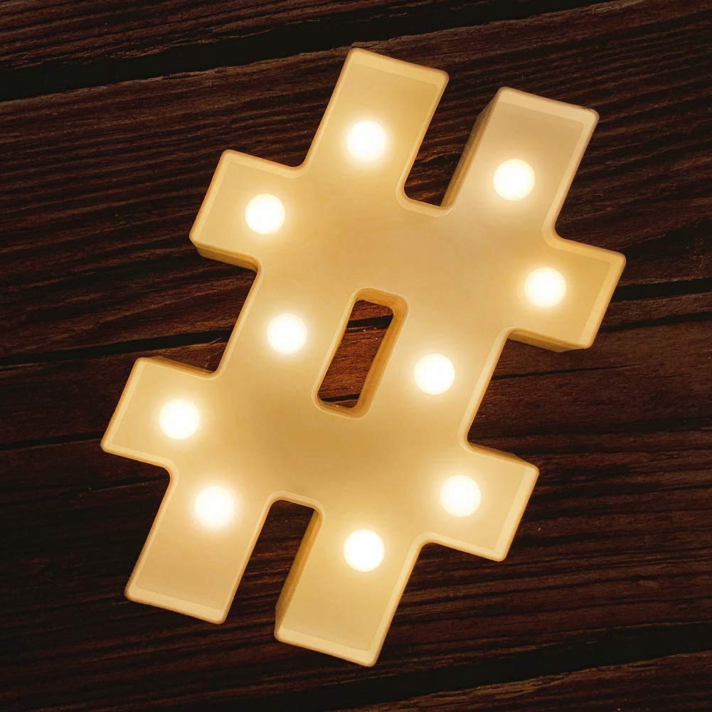 LED Marquee Letter Lights - Light Up Your Home! -18