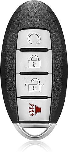 Reemplazo para 2017 2018 Nissan Rogue Key Fob Control remoto KR5S180144106 4 Botones 433MHz Negro