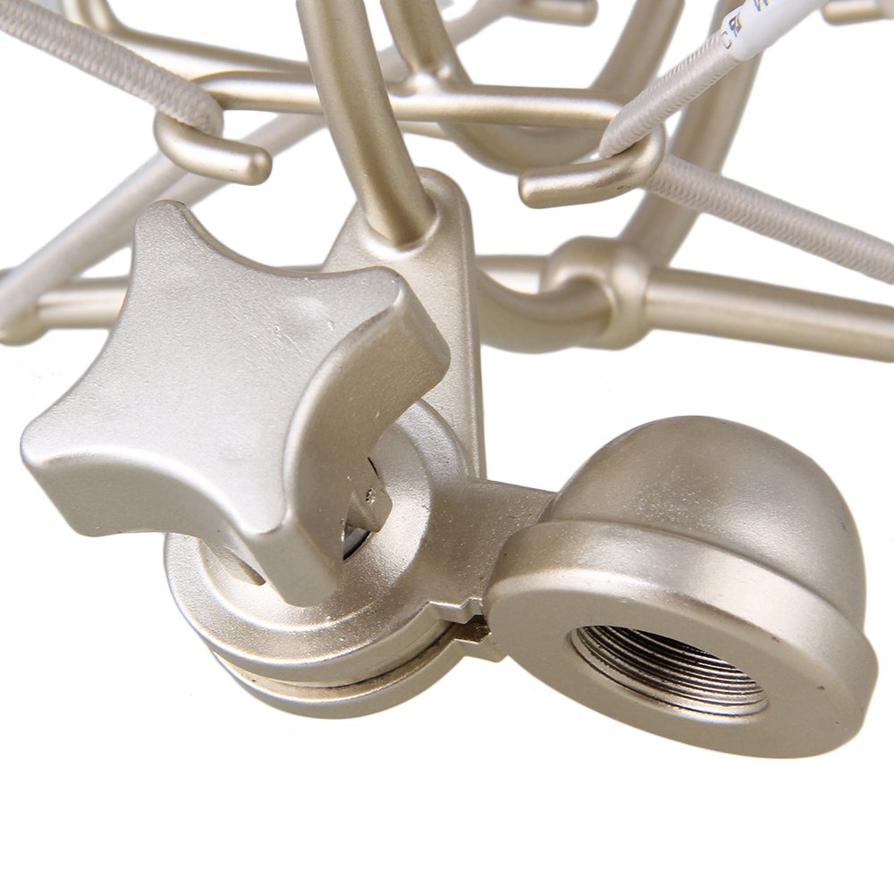 metal, misura grande, forma cilindrica, argento microfono Spider Shockmount U87 Micropone