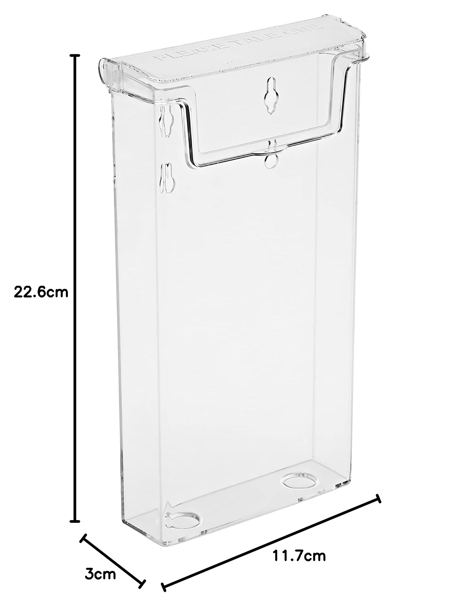 2x taymar DIN largo (DL) portafolletos,caja portafolletos con tapa, resistente a la intemperie