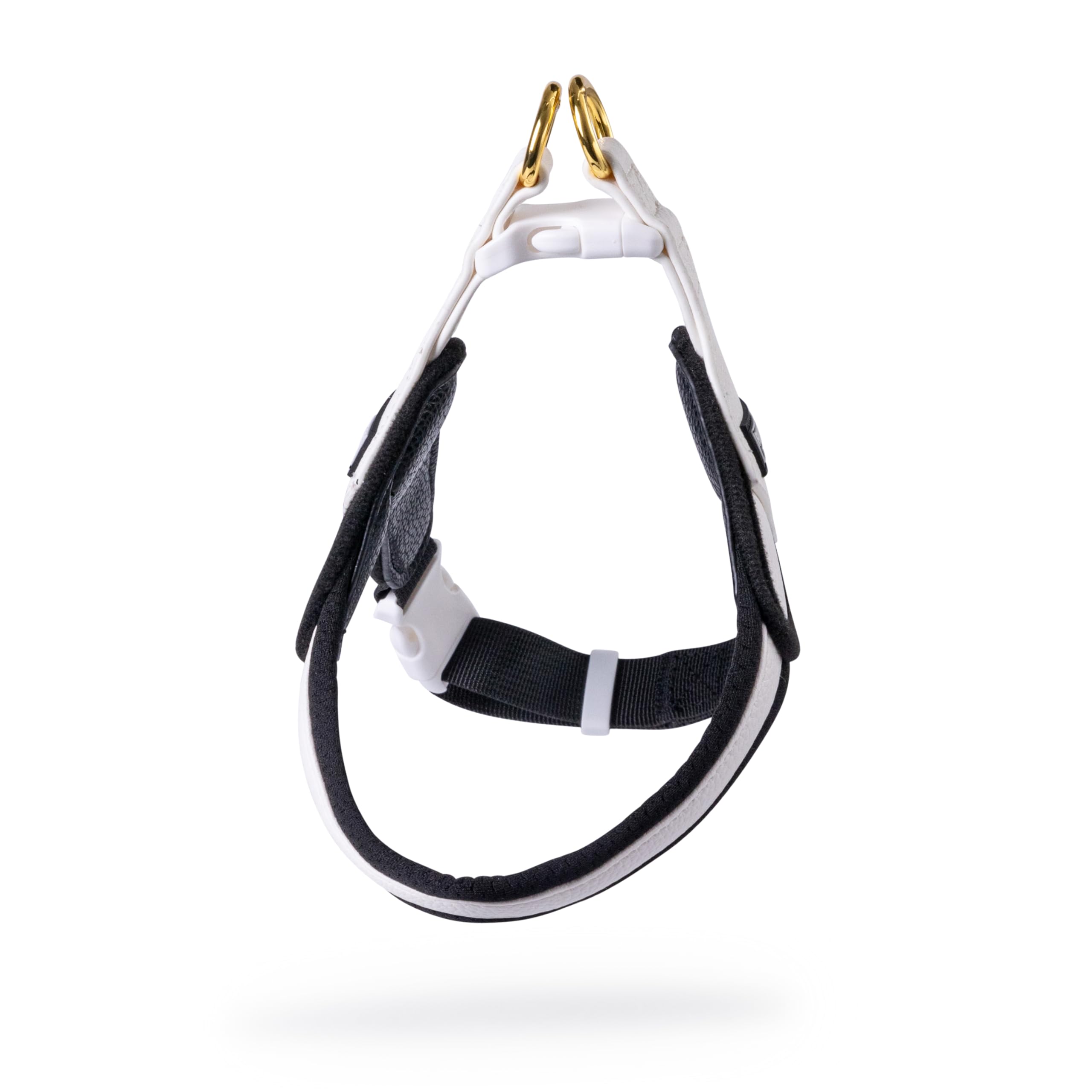 Fluffy Tailers White Step In Harness For Small Dogs - Vegan Friendly Leather (Extra Small) - Image 2