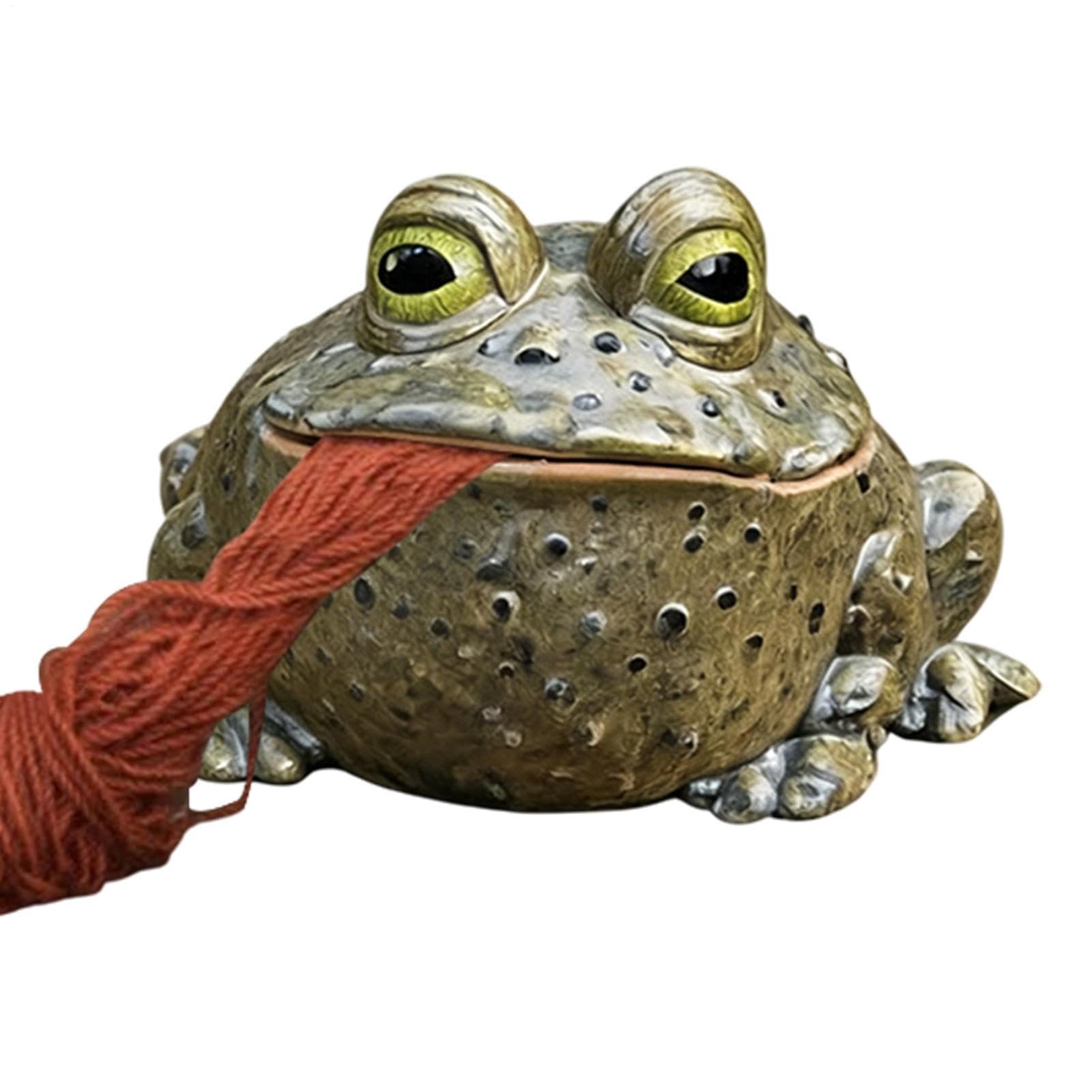 Cache-boîte à mouchoirs en grenouille rigolote pour comptoir de maison