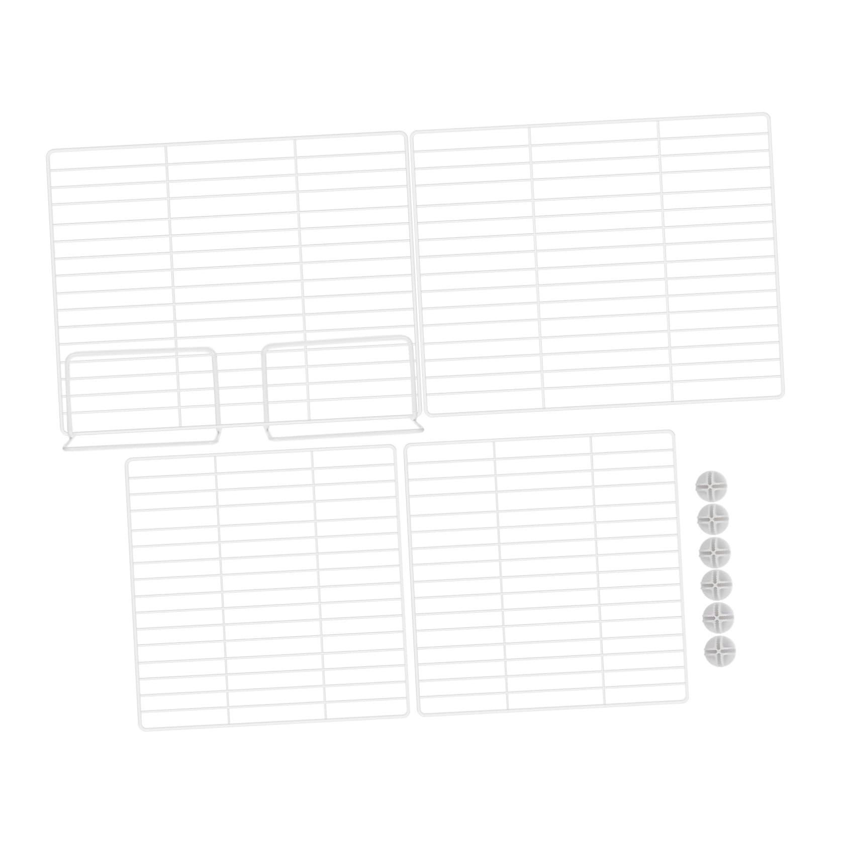 Cabilock Retractable Wire Shelf Divider Refrigerator Divider Closet Organizer for Efficient Storage Bedrooms Kitchens and Offices Heavy Duty Build for Bulk Items