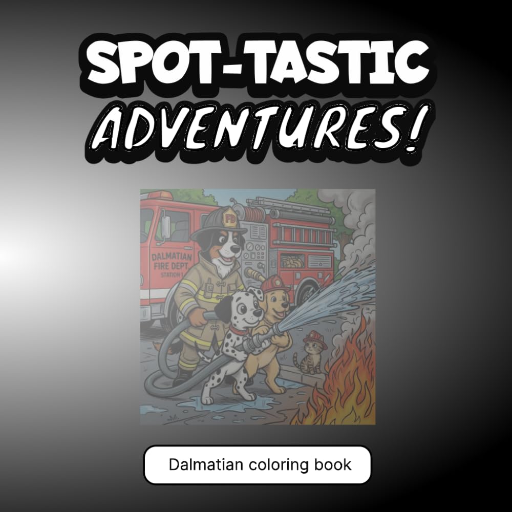 Spot-tastic Adventures: Dalmatian Coloring Book