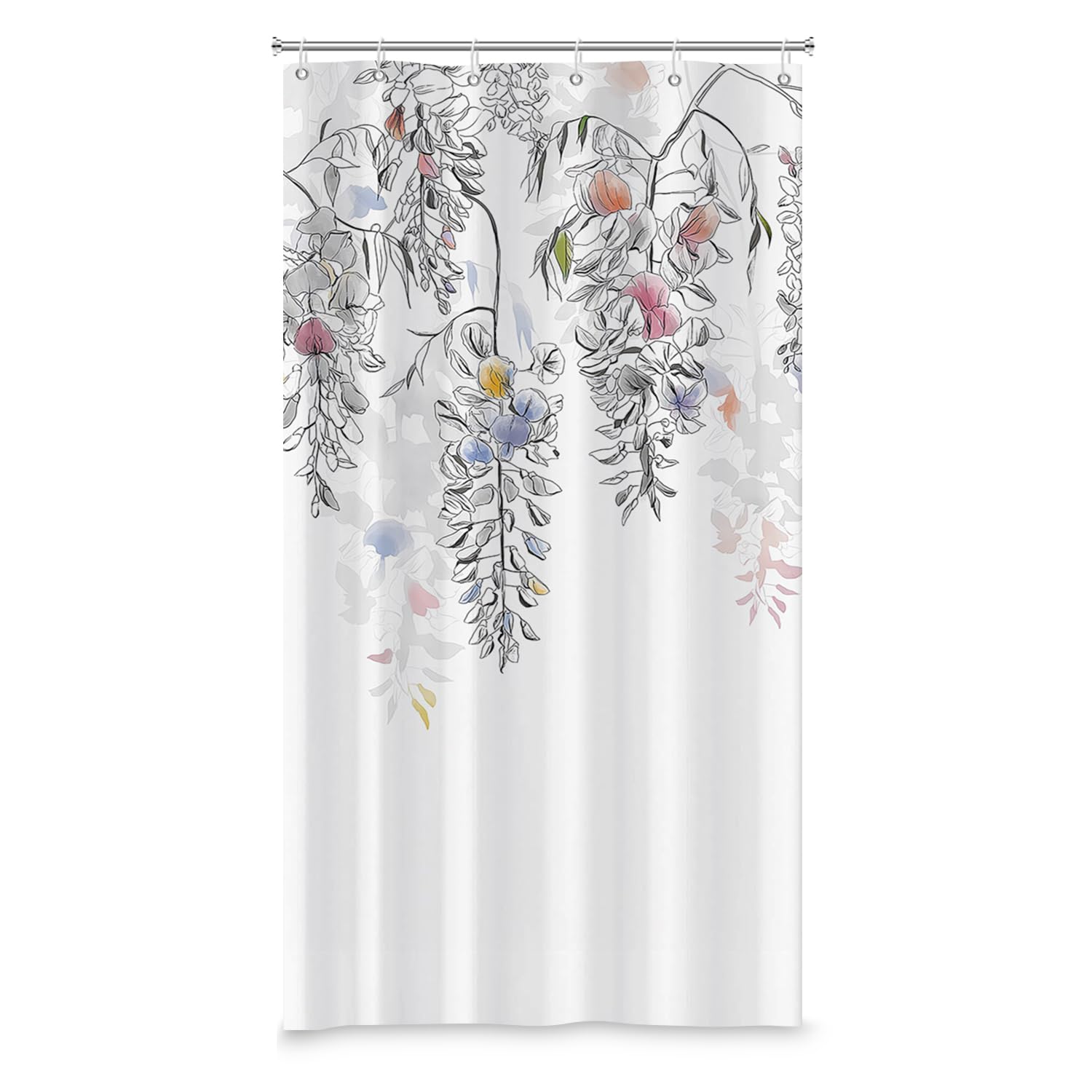 ASDCXZ Leaves Shower Curtain 120x200 cm - Image 3
