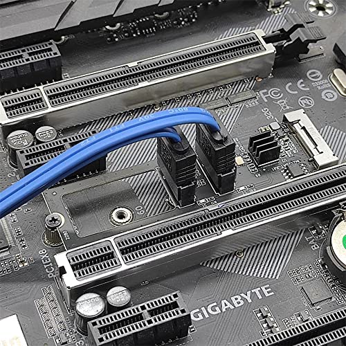 NFHK NGFF Key B+M PCI Express to SATA 3.0 6Gbps Dual Ports Vertical Adapter Converter Hard Drive Extension Card JMB582 2280 - Image 3