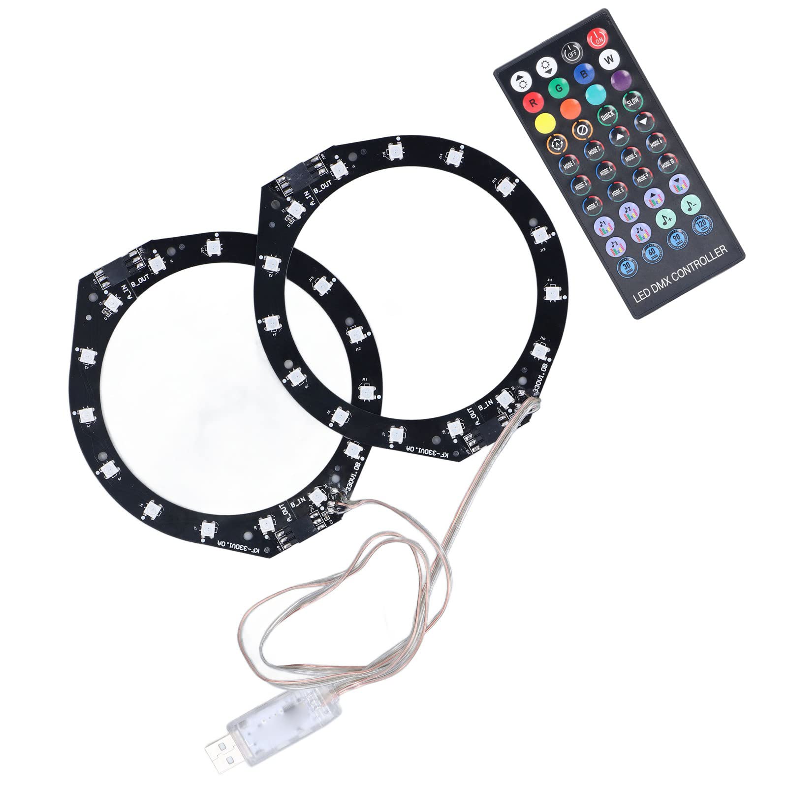 RGB-LED-Lichtleiste für PS5-Konsolen-Frontplatten, Professionelle Bluetooth-Sync-Musik, 400 Effekte, 8 Farben, LED-Bandlichter mit App-Steuerung, RGB-LED-Lichtring für PS5-Konsole