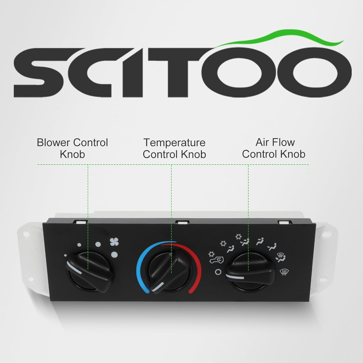 SCITOO Climate Control Module AC Heater Control Panel 1999-2004 for Jeep TJ,1999-2001 2003-2004 for Jeep Wrangler