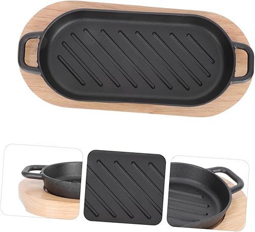 Miniatura 5 de DOITOOL 1 juego de placa de carne para estufa, sartén japonesa, juego de accesorios para parrilla, utensilios para hornear antiadherentes, sartén de