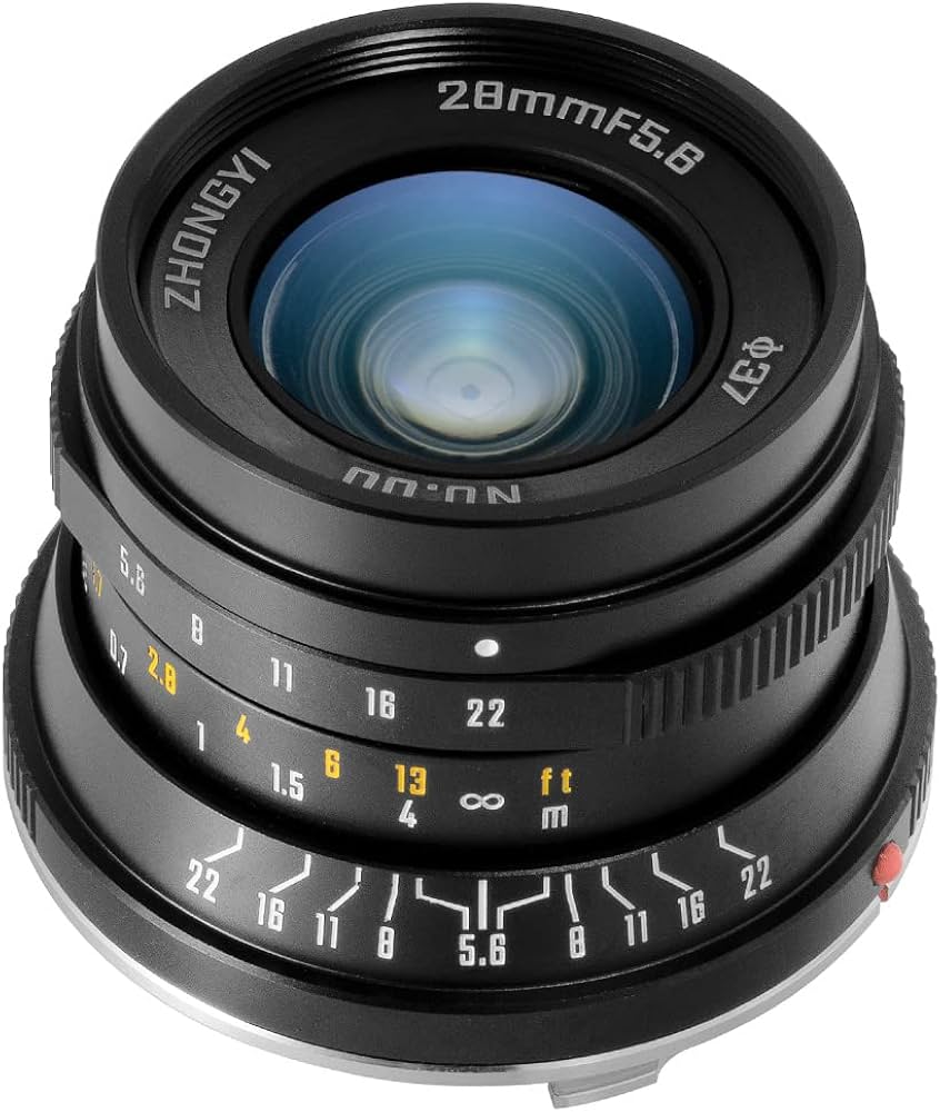 中一光学 TOURIST 28mm F5.6 [ブラック]ライカM用 Amazon | 中一光学 TOURIST 28mm F5.6 Mマウント ライカM ブラック