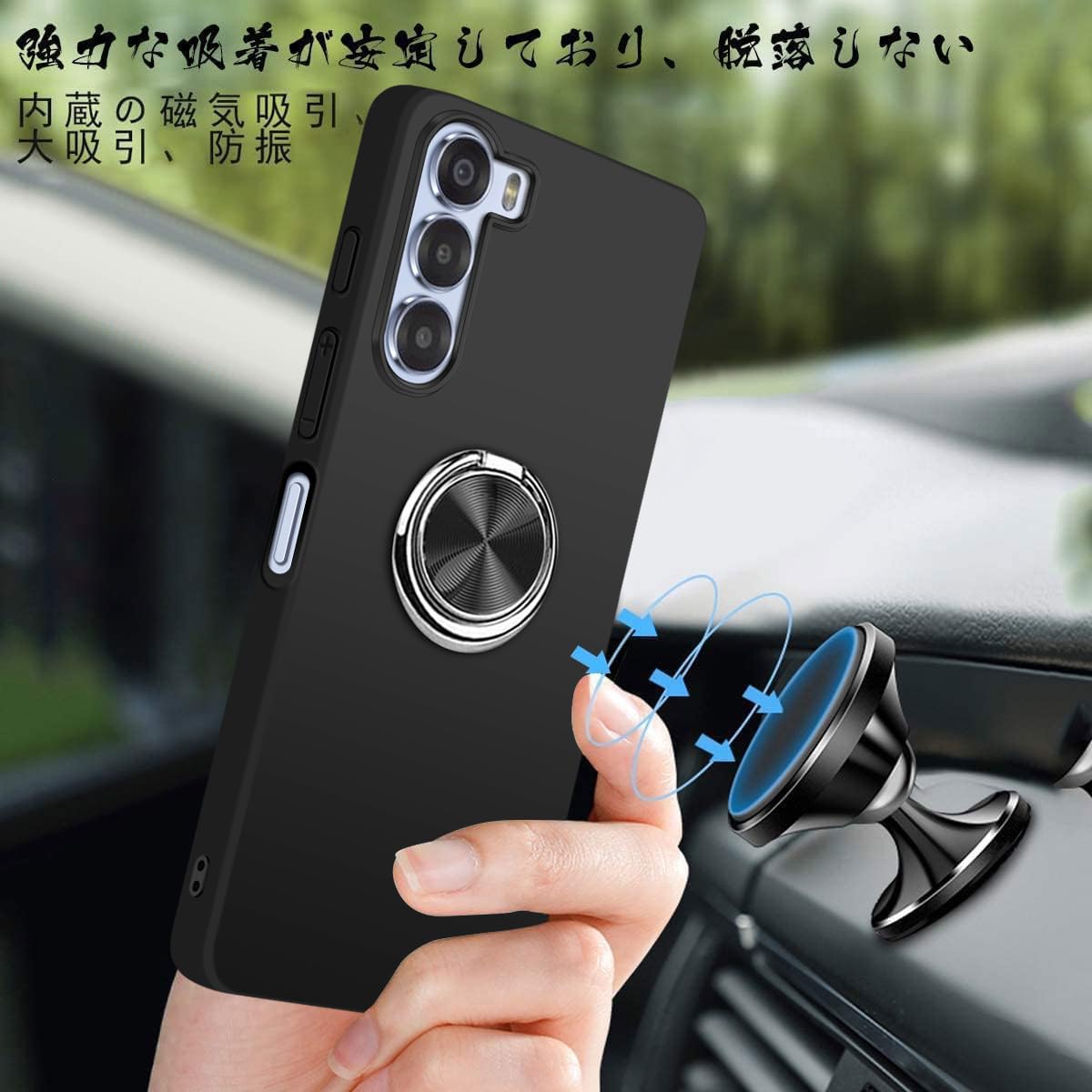 Amazon.co.jp: ZTE Nubia S 5G ケース リング付き nubia S A403ZT