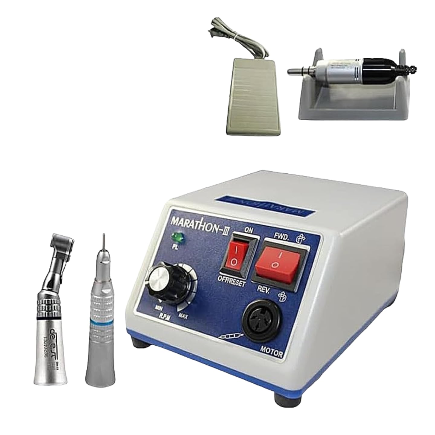 Micromoteur électrique de laboratoire Polissage N3 + 35 K Centrifugeuse de table Micro moteur Ponçage portable Centrifugeuse électrique