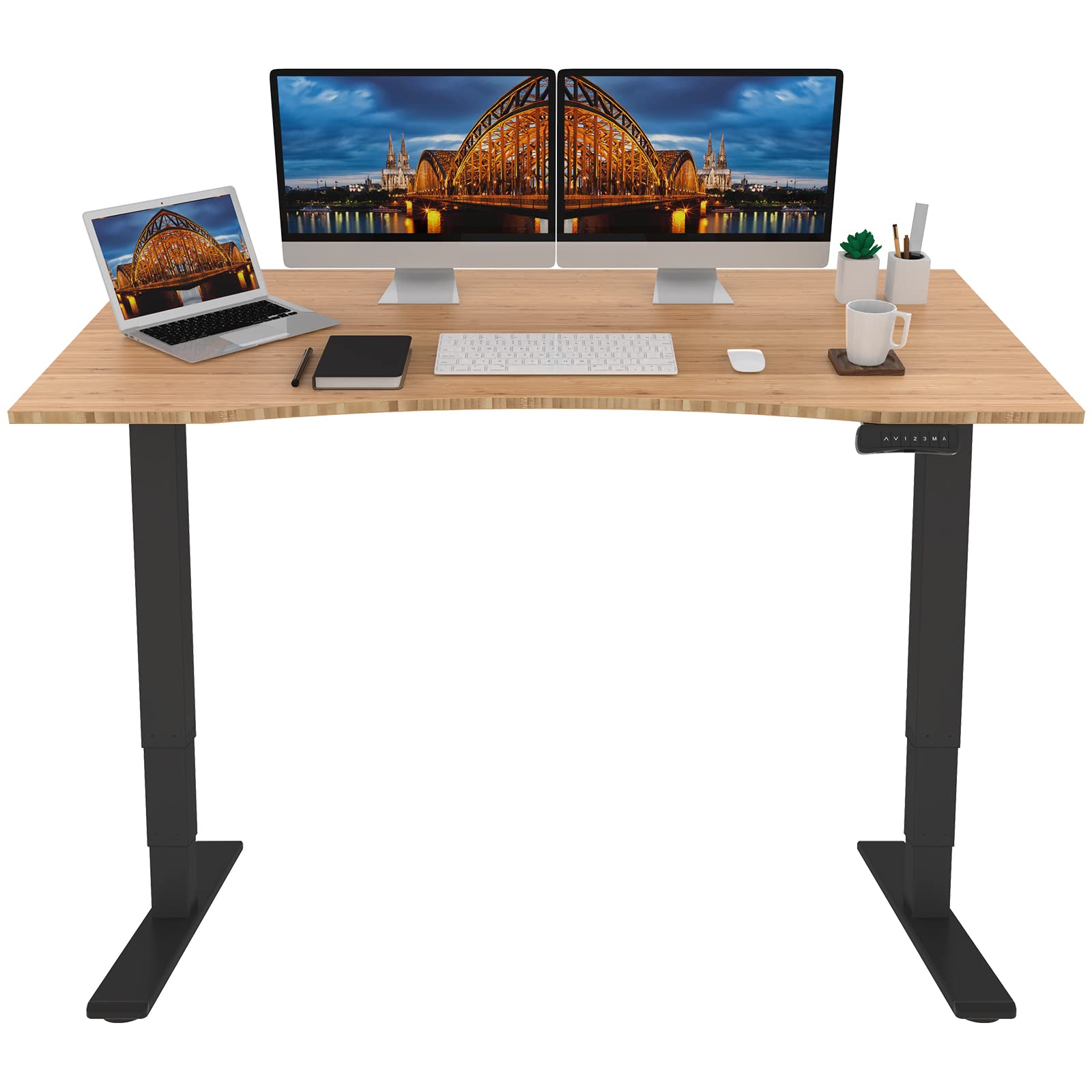 Buy Flexispot EC5 3 Stages Dual Motor Electric Standing Desk 60x30 Inch