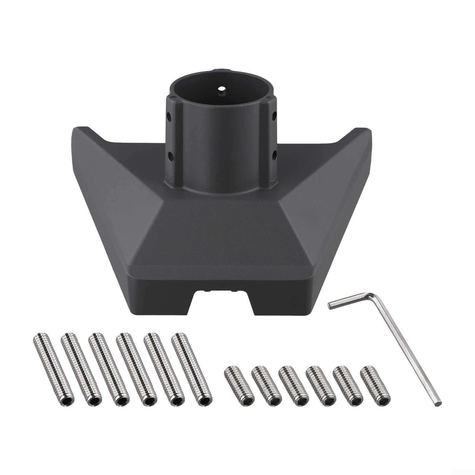 Adattatore tubo per Starlink Gen, supporto per palo in lega di alluminio resistente alle intemperie, kit di montaggio per tubi 25-53 mm, kit di installazione facile con accessori
