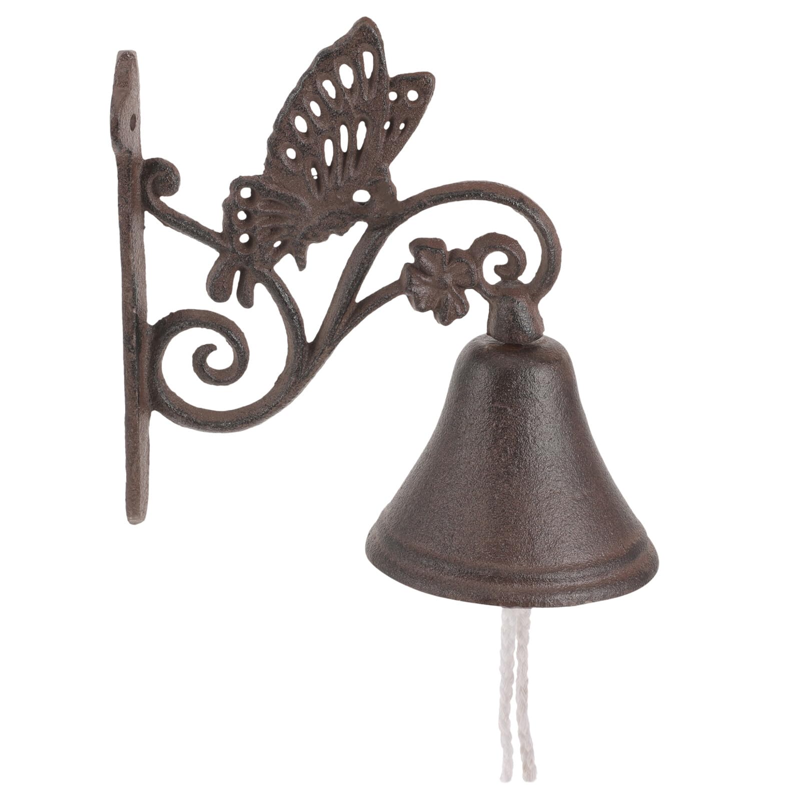 Sonnette en fonte Hemobllo : carillon manuel robuste au style rétro pour embellir votre entrée