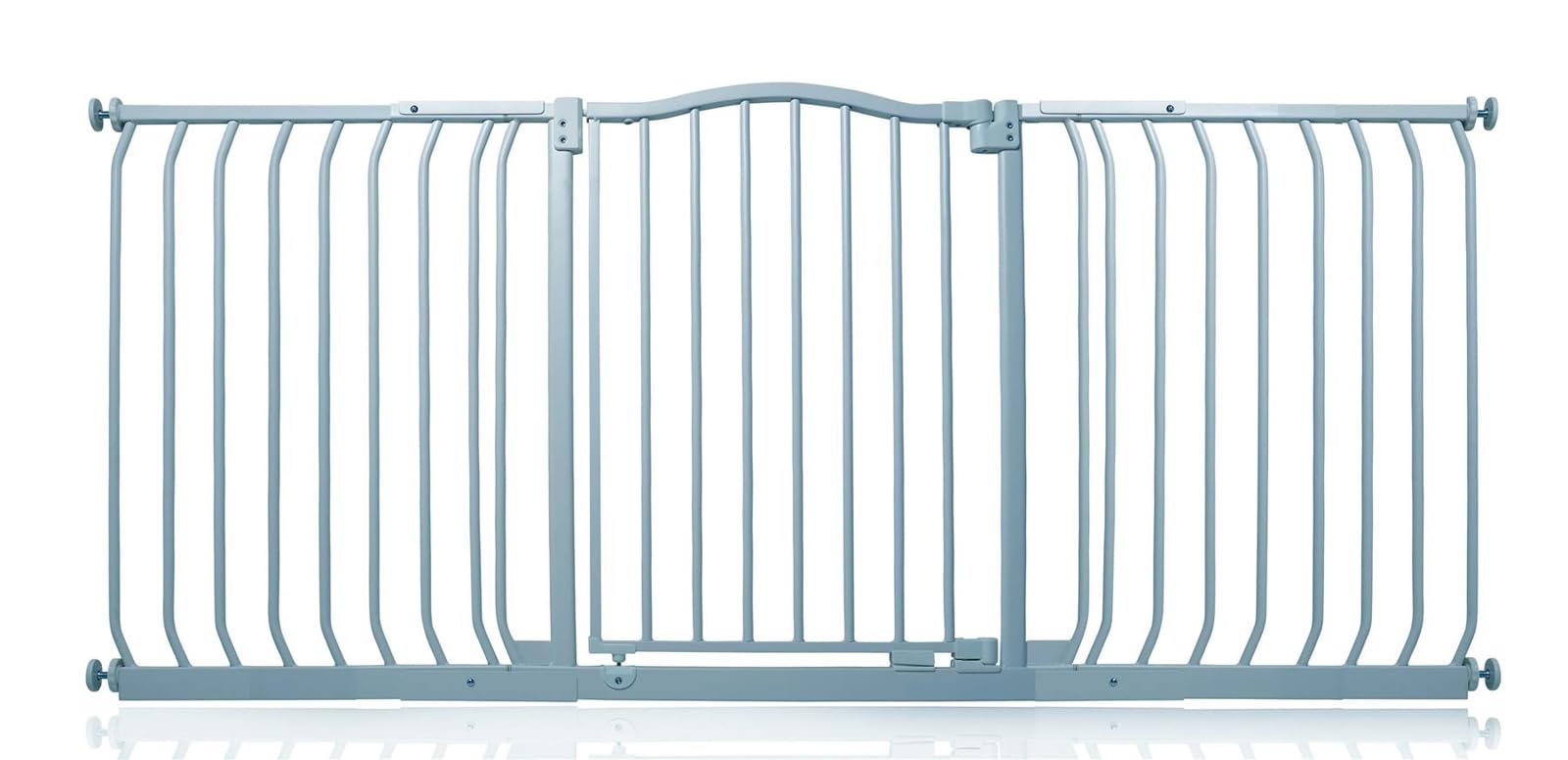 Safetots Curved Top Safety Gate, 71cm - 80cm, Matt White, Pressure Fit Stair Gate, Baby Gate for Doors Hallways and Spaces, Safety Barrier, Easy Installation — view 76