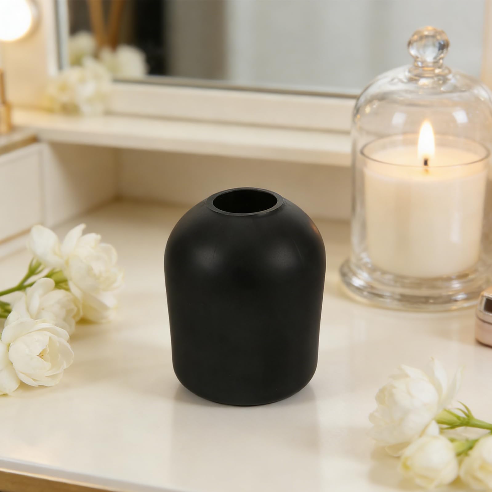 2 Stück Glas Aromaflaschen 300 Ml Wiederbefüllbare Verstärkte Duftdiffusor Flaschen mit Duftstäbchen Dekorativer Raumduft für Zuhause und Büro
