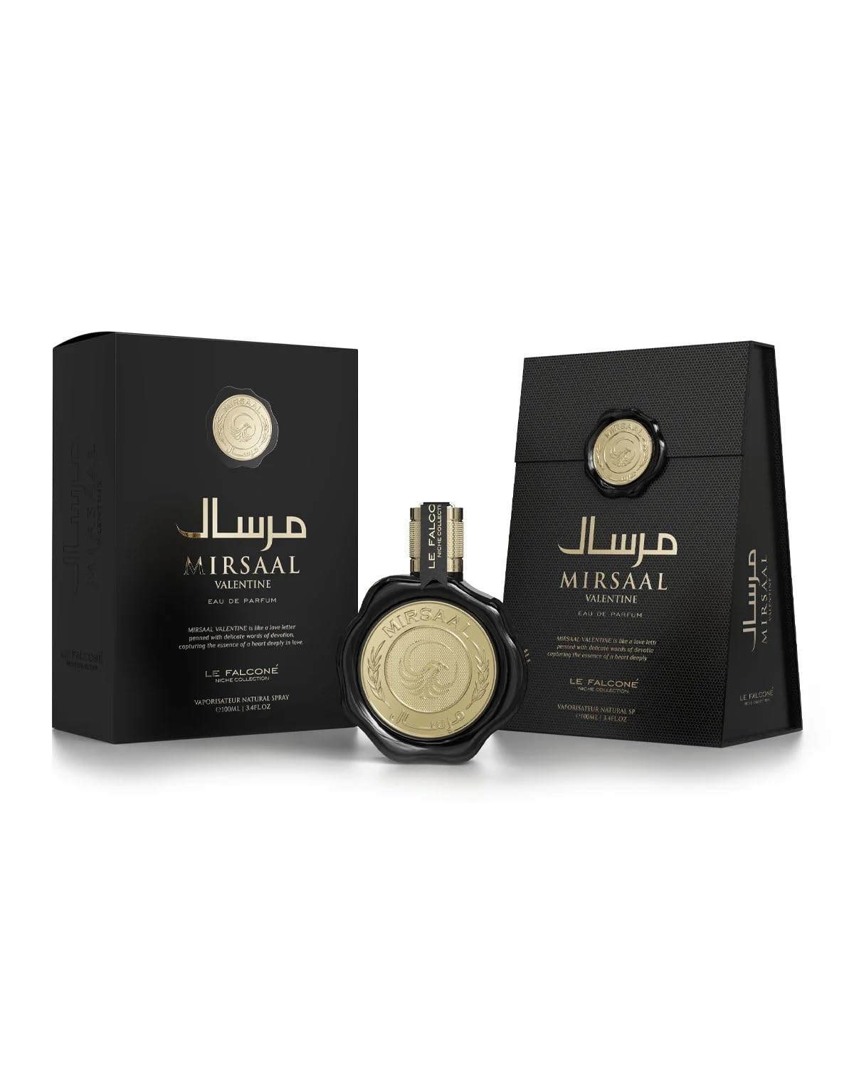 Le Falcone Mirsaal Valentine Eau de Parfum, profumo unisex con menta, lavanda e muschio, 100 ml