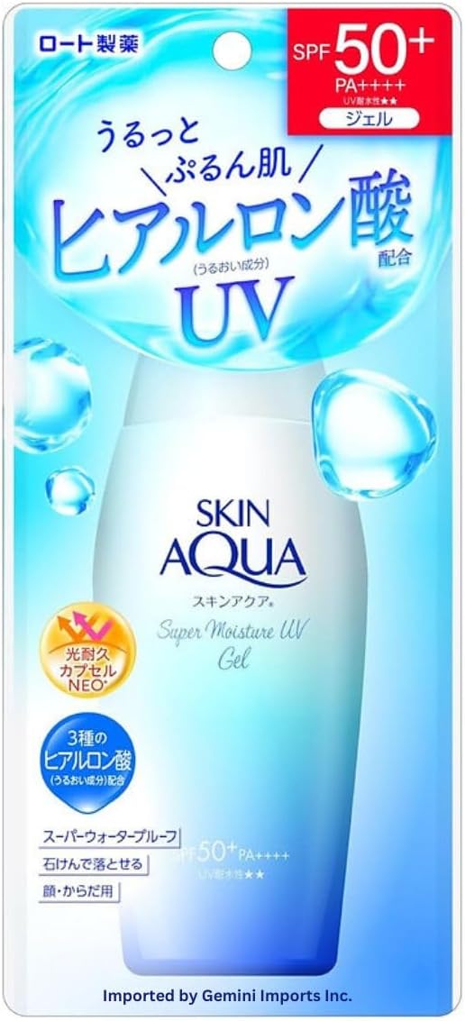 Gemini Imports Inc. Skin Aqua Super Moisture UV Gel 4.0 oz (110 g) SPF50+ PA++++ Imported from Japan