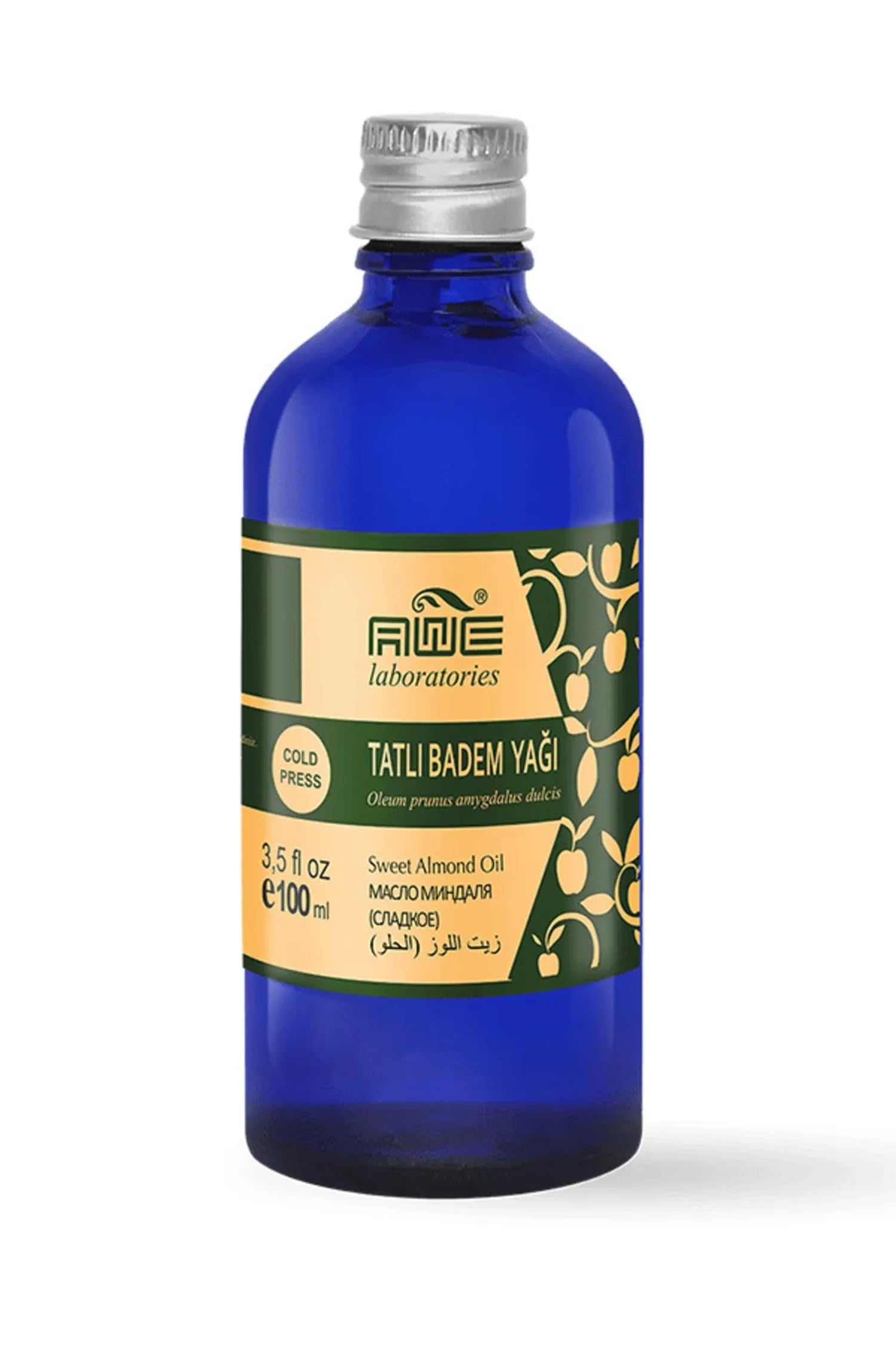 Awe Laboratories Cemre Tatlı Badem Yağı, 100 ml, Soğuk Preslenmiş