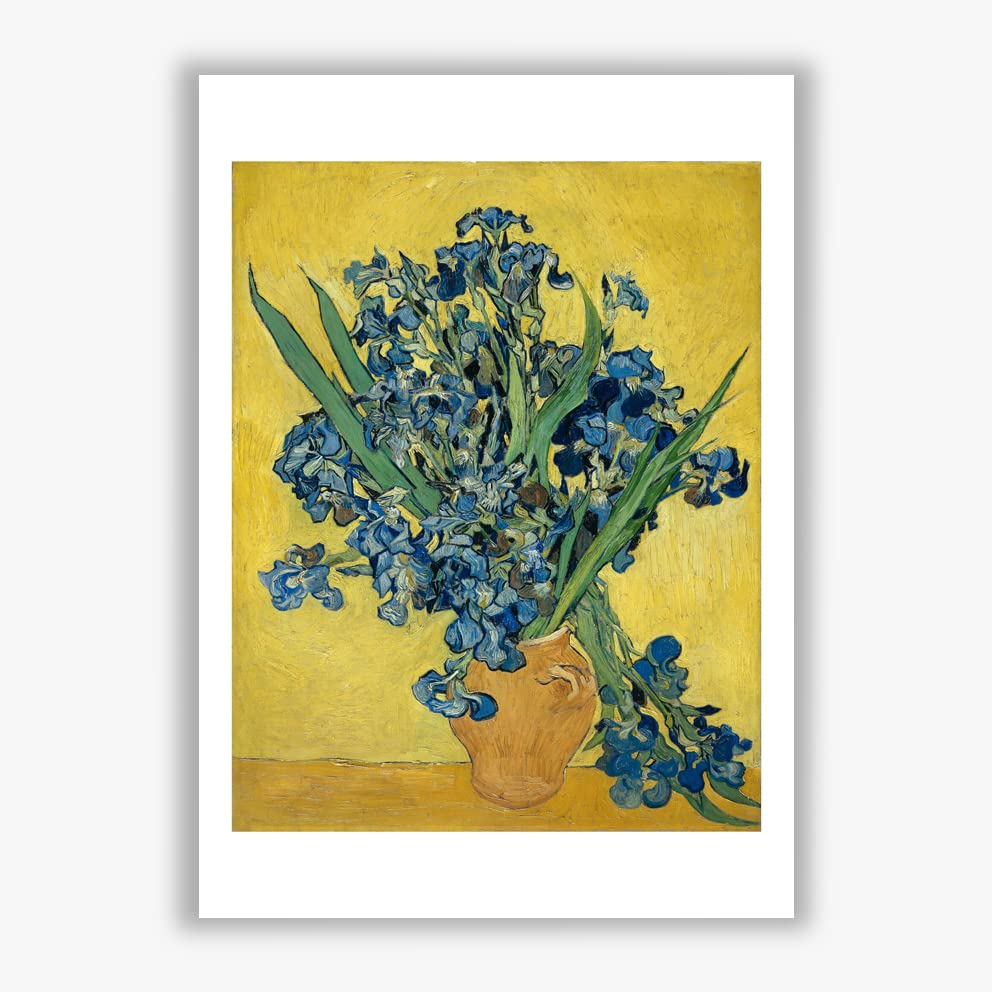 Impression encadrée de qualité supérieure Van Gogh Irises taille M