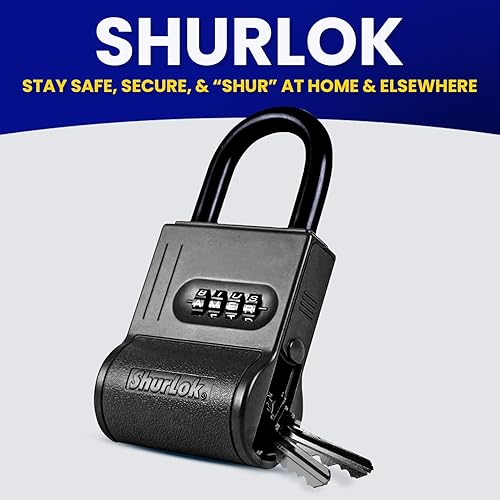 Miniatura 10 de ShurLok SL-100W candado a combinación de cuatro dígitos azul, SL-200W