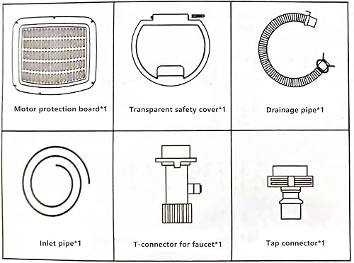 Miniatura 8 de Mini lavadora portátil, lavadora de carga pequeña de 1.76 libras con bomba de drenaje para brasier, ropa interior, calcetines, tela seca deportiva
