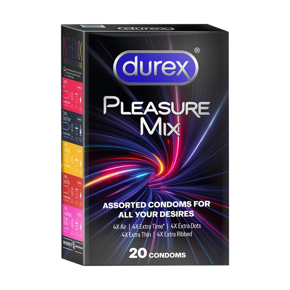 Durex 5 in 1 Pleasure Pack | Assorted Condoms | 20 units-image-31