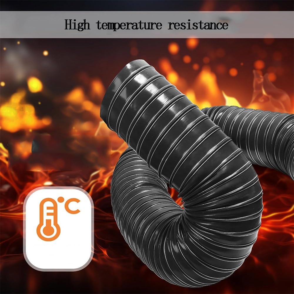 Manguera para conductos, 3/4", 1", 1 3/4", 2 1/2", 6", Manguera de Silicona Flexible para refrigeración de Frenos automotrices, conductos de Aire, ventilación de Ventiladores de extracción,