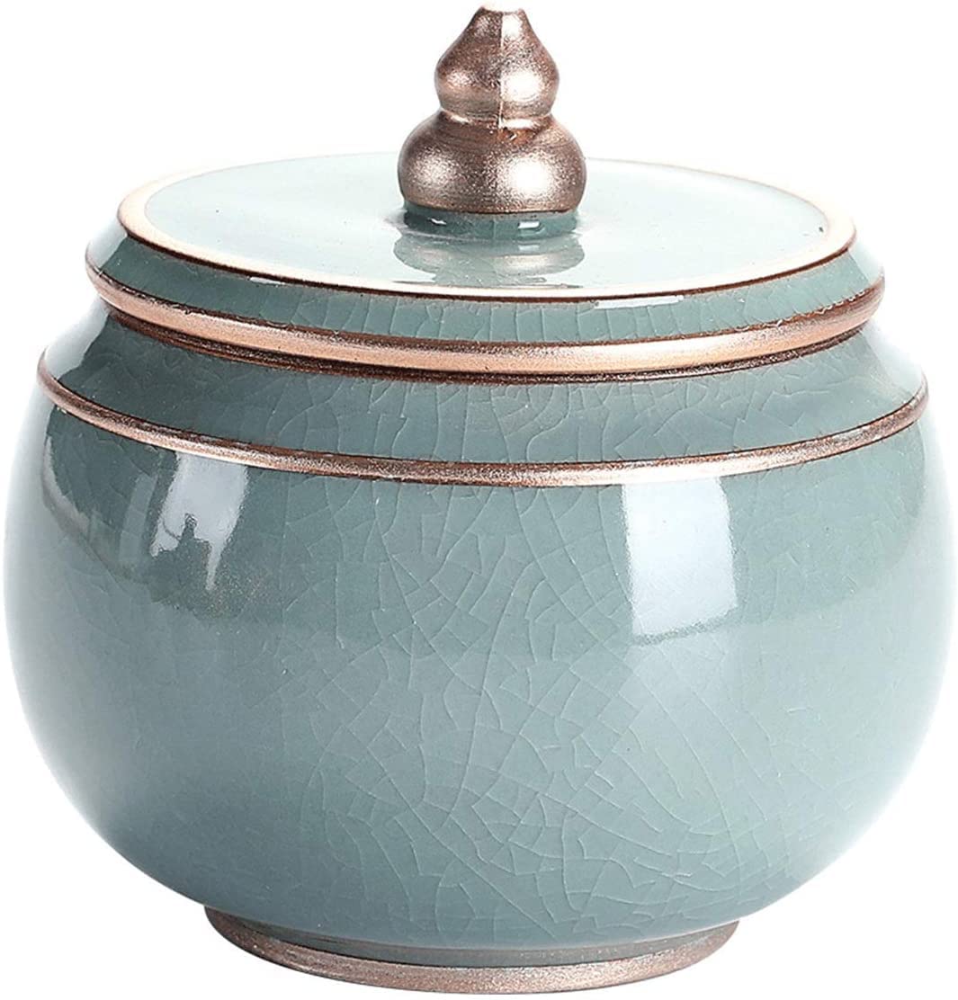 bnjlSDATwr ceramic jar， Ceramic Tea Jar,Jars Containers,Kitchen Food Storage Canister, Packaging Cans Small for