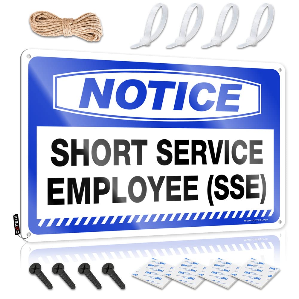 Plaques Sports Bar Decor Vintage Wall Decor | Notice Short Service Employee (sse) Country Soft Bath For Tiki Bar Home Decoration(30X40CM)