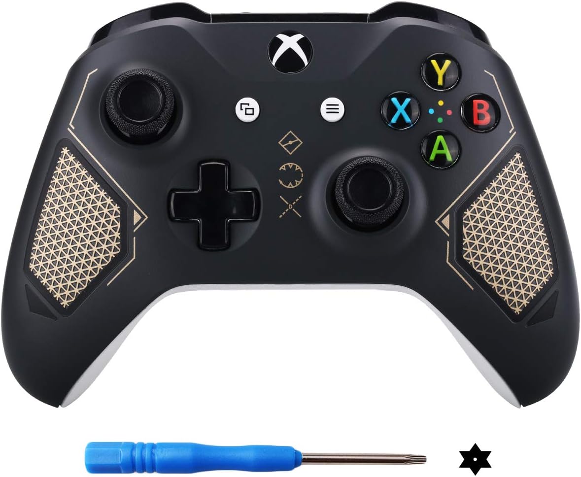 Front Shell Housing Case for Xbox One S & Xbox One X Controller DIY Customize Replacement Repair Kit Faceplate Dark Gray