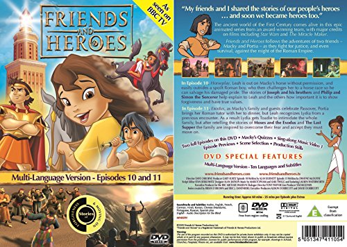Friends And Heroes Dvd Series 1 Pack Multi-Language - Includes Children's Bible Stories Of Jesus, Moses, Joseph, Daniel And The Lion's Den, And David And Goliath #TOP5