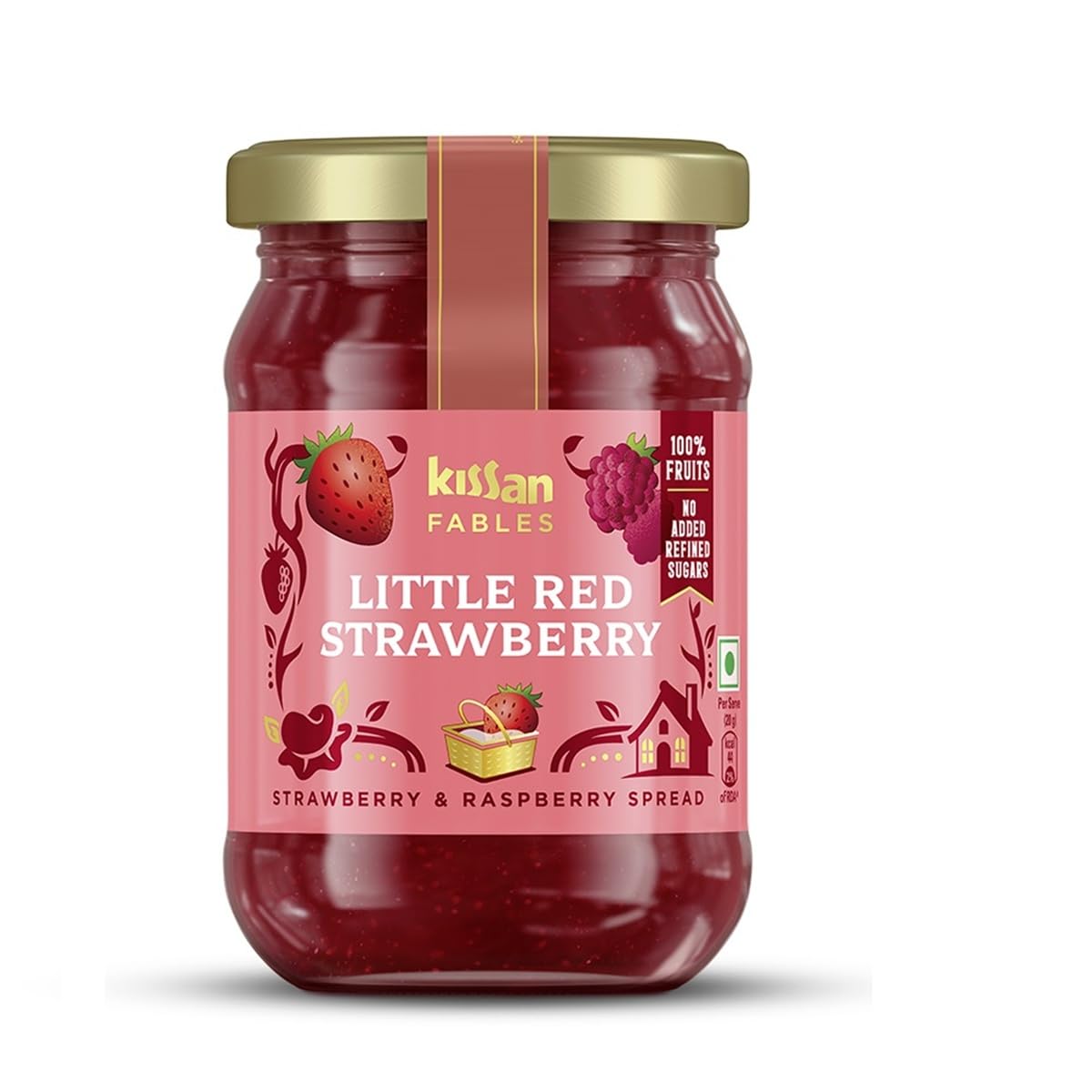 Kissan Strawberry & Raspberry Spread 340g