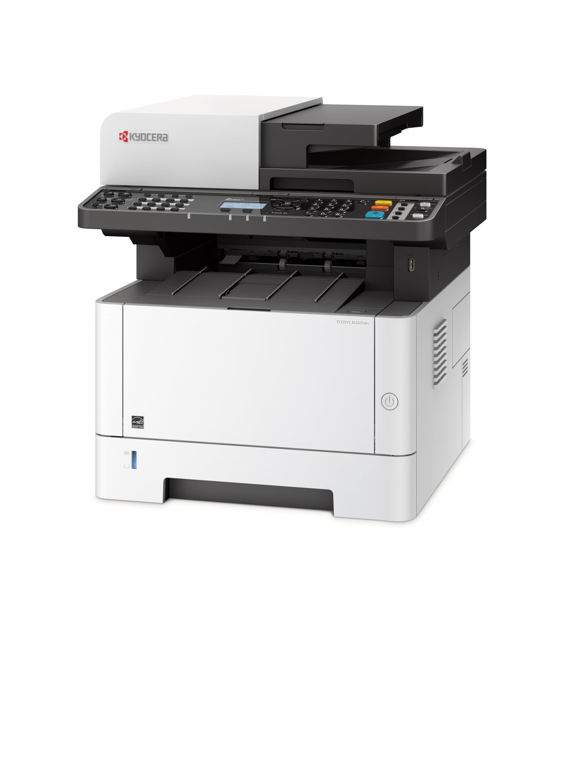 Kyocera Ecosys M2635dn Multifunktionsdrucker Schwarz Weiss. 35 Seiten pro Minute. Drucker Scanner Kopierer und Fax. Laserdrucker Multifunktionsgerät Inkl. Mobile-Print-Funktion