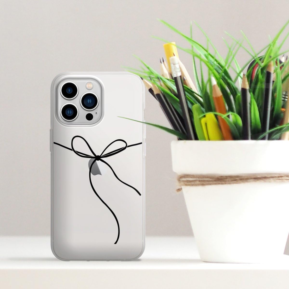 IPhone Hülle Mit Schmetterlings-Schleife & Handkette – Stylisch, Rutschfest, Großer Kameraausschnitt