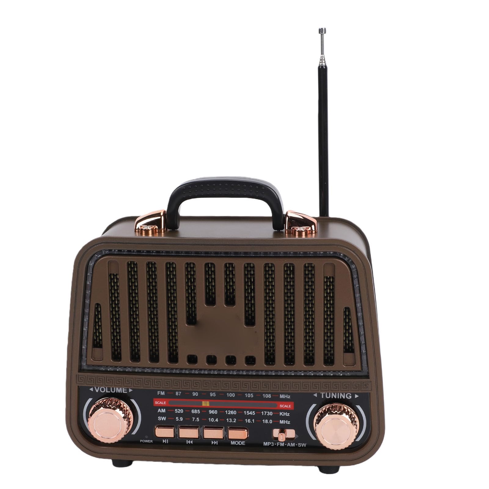 Cryfokt Altavoz Bluetooth Retro, Radio Am FM SW Portátil