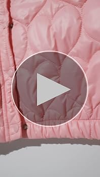 新品タグ付き♡ミストレアス♡Heart Pattern Quilted Coat Himythe Women's Love Heart Pattern Puffy Jacket Long Sleeve