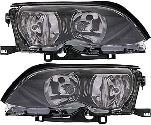 Amazon.com: CarLights360: For 2002 2003 2004 2005 BMW 325xi Headlight ...