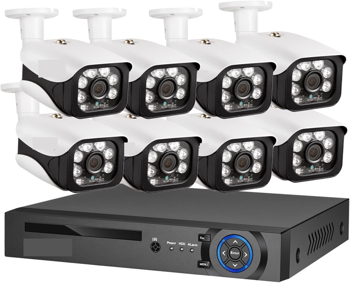 Security Camera System 4K 8MP Ai Face Detection Security Camera System