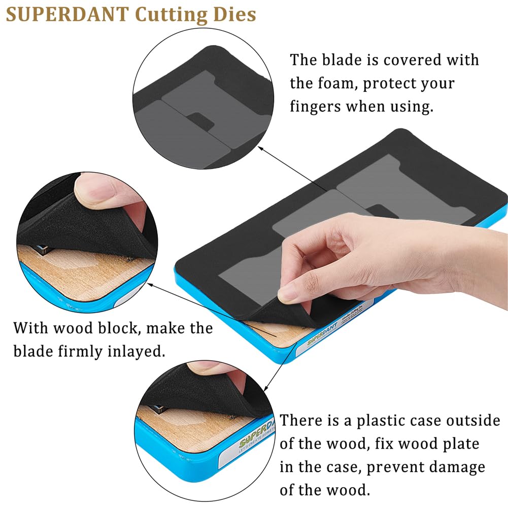 Leder Stanzform Stifthalter - DIY Bastelform 25,4x12,7cm Für Tagebücher