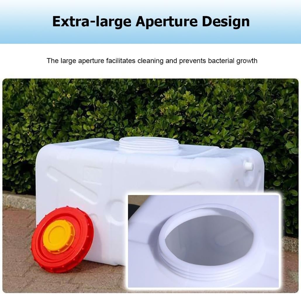 15/25/30/50/80/110/160/200L Potable Water Storage Containers Long Term, Water Tank Barrel with Spout Kit for RV Camping Emergency(80L/21.1Gal)