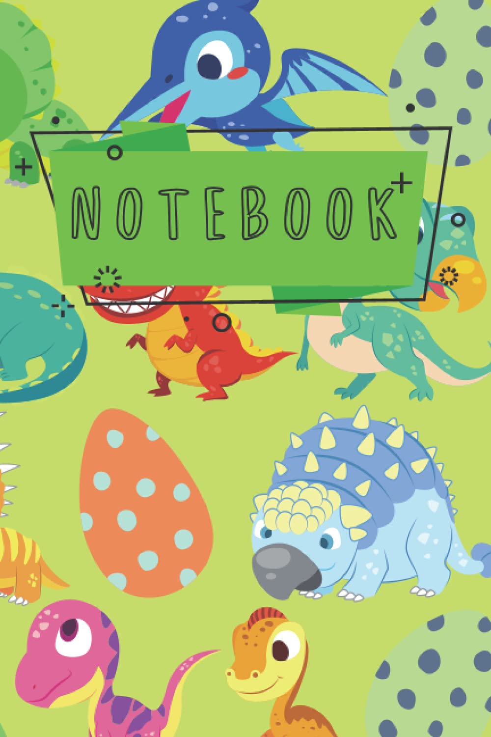 dinosaur notebook | cute dinosaur journal | lined paper journal | Jurassic journal | cute kawaii dinosaur notebook | blank journal | small notebook | ... book | kids notebook | dino notes | t-rex