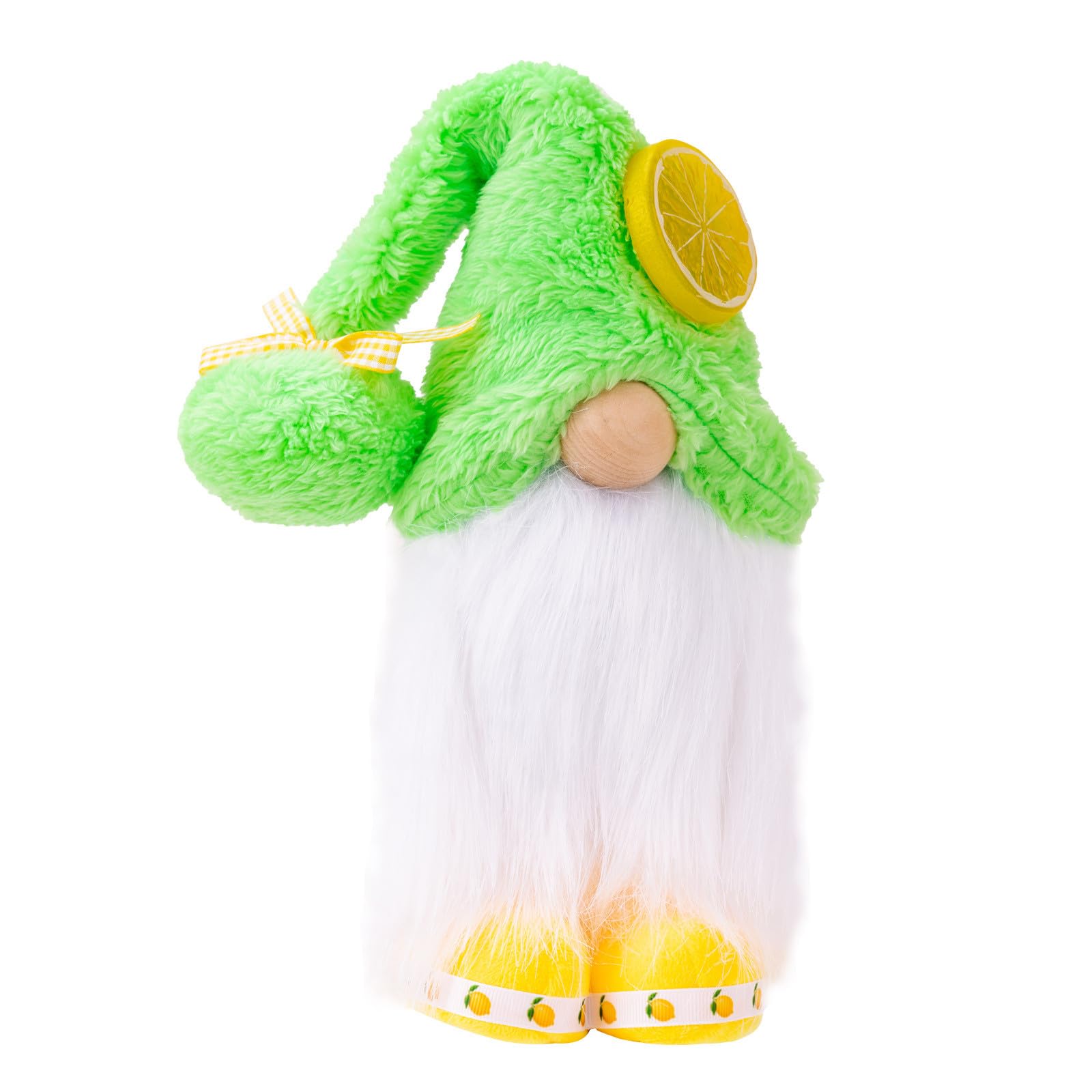 Hsioluted Lemon Gnomes Plushie Kitchen Tiered Tray Decors Sprng Ornamet Lemon Gnomes Swedish Tomte Scandinavians Figurines Swedish Tomte Scandinavians Figurines