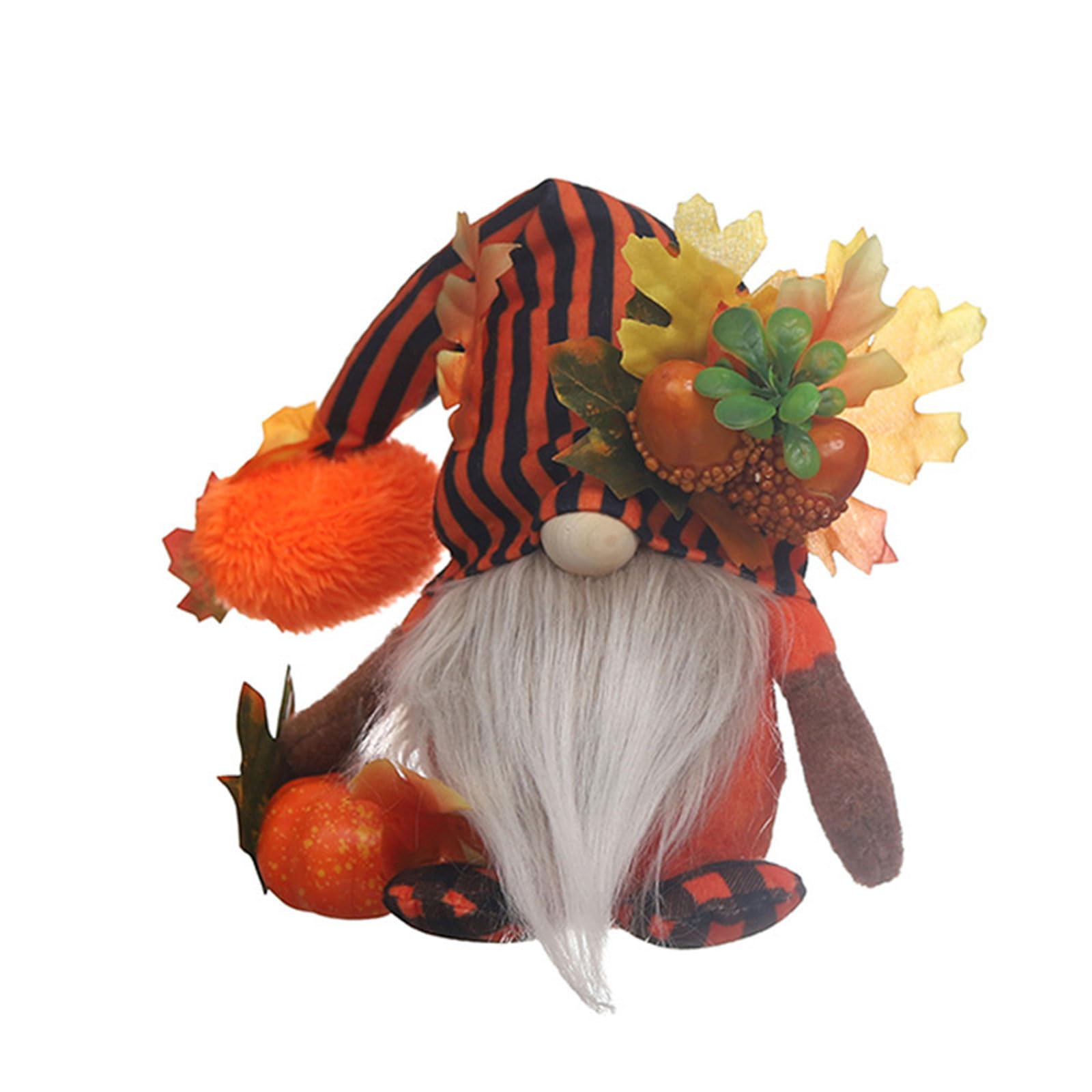 Tsophreniq Harvest Festival Faceless Doll Ornament with Beard Gnomes Gift Thanksgiving Decorations Harvest Festival Faceless Doll Cozy Atmosphere Dolls