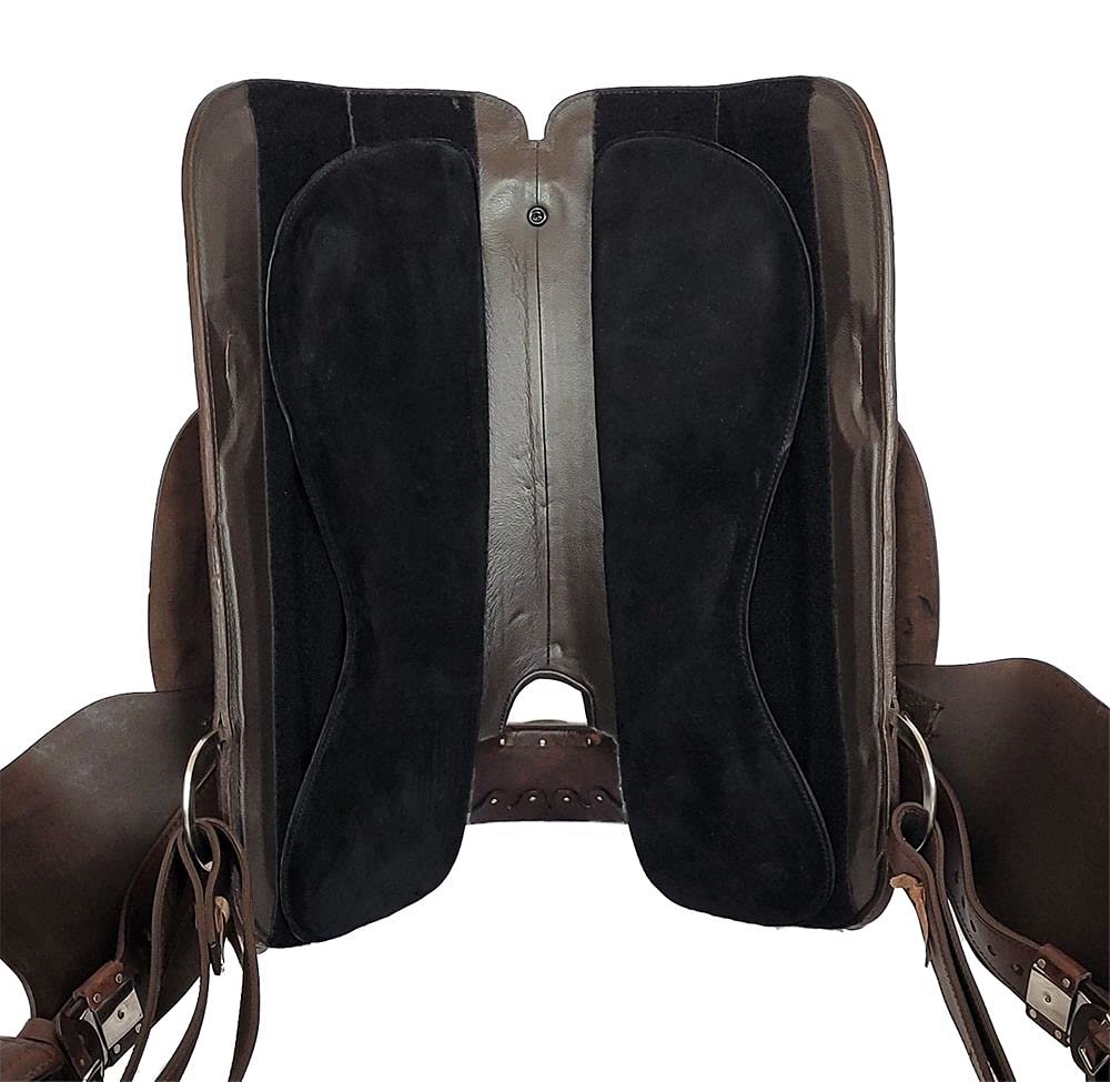 A&M Reitsport Sella western senza albero Wichita in pelle di bufalo, marrone, ferro da testa sostituibile