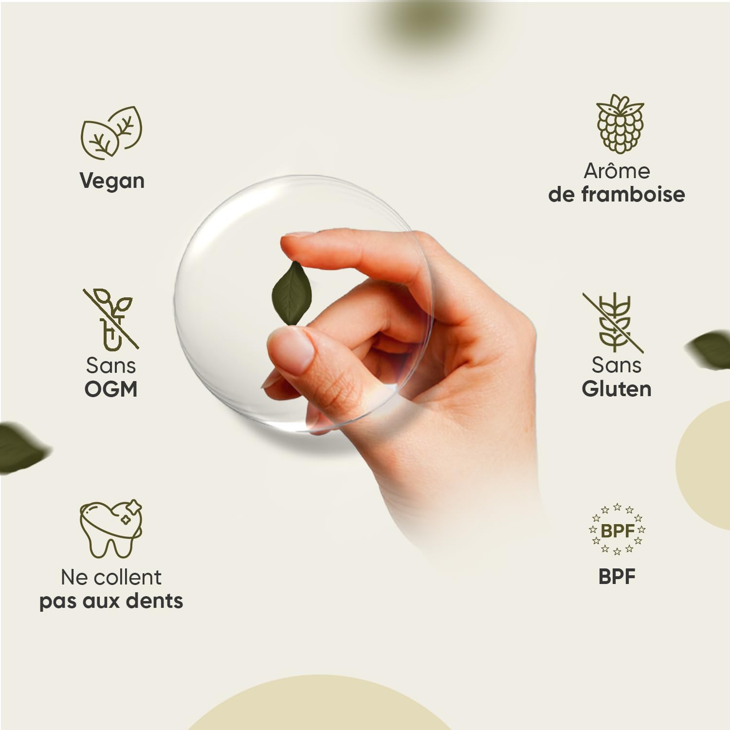 Lions Mane Champignon Gummies, 90 Gummies Vegan à l'Arôme Naturel de Framboise pour 3 Mois d'Approvisionnement, Extrait de poudre d'Hericium Erinaceus 10:1 Champignon Crinière de Lion
