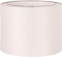 Vista 23 de Wellmet Pantalla de Lino de 14 pulgadas de Diámetro, 17 pulgadas de Alto, Requiere Ensamblaje para Lámpara de Mesa, Lámpara de Mesita de Noche